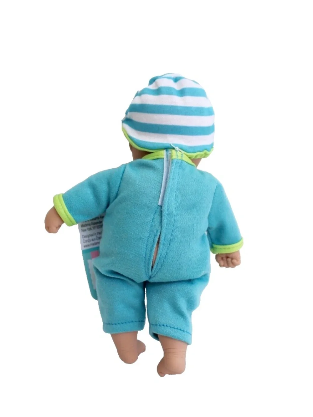 Madame Alexander Little Cuties Blue Doll 8 inch Stripe Hat